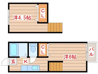 ノリコ・ミラノ【2階】の間取り