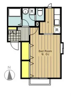 神奈川県相模原市中央区淵野辺1【アパート】の間取り