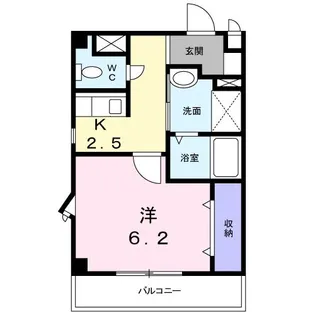 大阪府大阪市東住吉区住道矢田5【マンション】の間取り