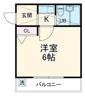 ローズアパートQ69【2階】の間取り