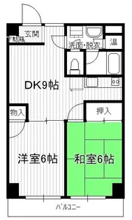 滝野川フラワーハイツ【2階】の間取り