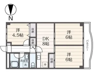 ソレアード【1階】の間取り