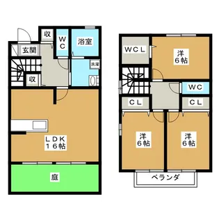 愛知県日進市藤塚5【一戸建】の間取り