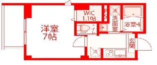 ラ・グラシューズ【2階】の間取り