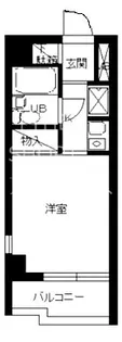 スカイコート大森第4【11階】の間取り