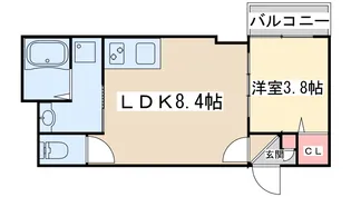 MAXIV CITY大阪吹田【1階】の間取り