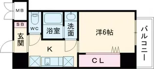 大阪府東大阪市足代北1【マンション】の間取り