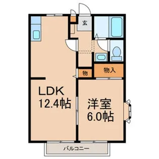 ペアーヒルズ【2階】の間取り