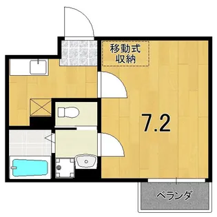 1Kの間取り画像