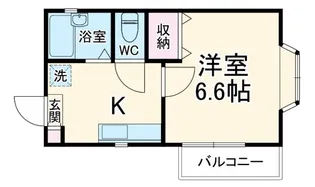 ベルネス【2階】の間取り