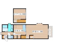 グレオンII【2階】の間取り