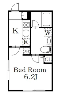 VERT COURT NAKANO【1階】の間取り