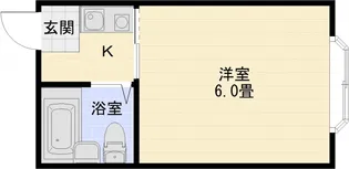 1Kの間取り画像