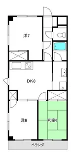 上原マンション【2階】の間取り