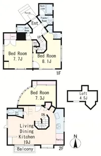 東京都世田谷区南烏山2【一戸建】の間取り
