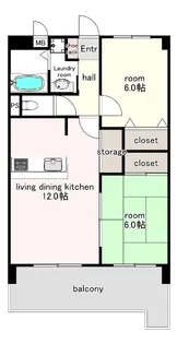 アクシス東平尾II【5階】の間取り