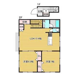 ヴェリテ【2階】の間取り