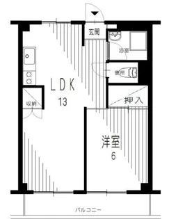 平沢ハイツ【3階】の間取り