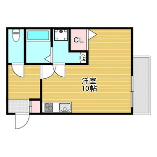ガーデン花屋敷【1階】の間取り