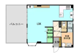 コープオリンピア学園台【4階】の間取り