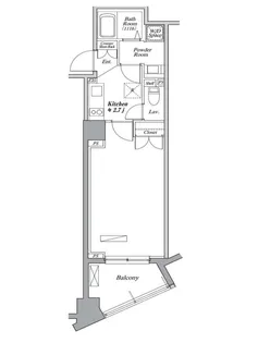 東京都中野区弥生町1【マンション】の間取り