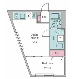 ラクラス中野弥生町【1階】の間取り