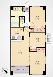 S-FORT青葉しらとり台【5階】の間取り