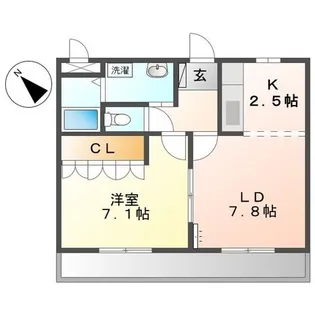 Prologue.Asahi【2階】の間取り