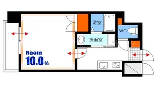 FK BLD【4階】の間取り
