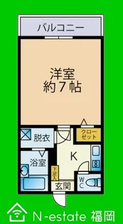 福岡県福岡市西区小戸4【アパート】の間取り