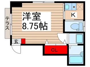 フェリーズ【1階】の間取り