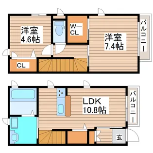 シャーメゾン国見2丁目の間取り