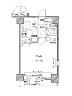 ダイナシティ田端【6階】の間取り