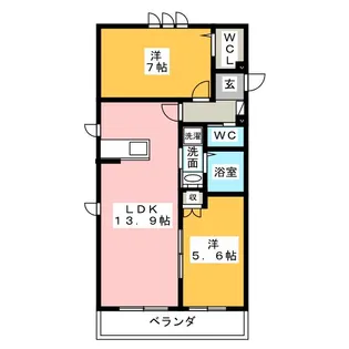 リヴェール【2階】の間取り