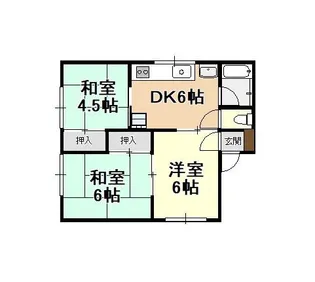 パークソニアII【2階】の間取り