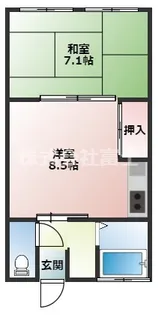 山本アパート【2階】の間取り