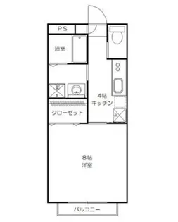 グレイスコート吉岡南II【2階】の間取り