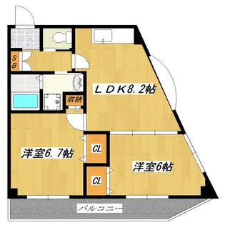 サンガーデン【3階】の間取り