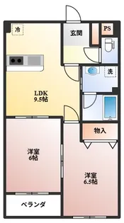 デイグラン桃山台【3階】の間取り
