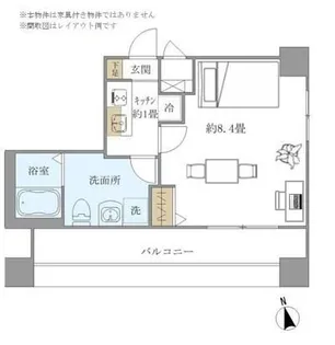 ザ・パールレジデンス芝公園【9階】の間取り