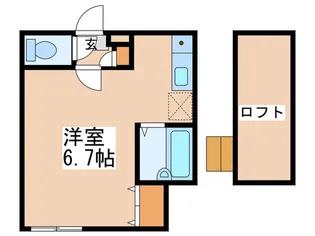 ロッシェル北里II【2階】の間取り
