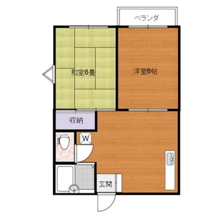 ハイツ永福【1階】の間取り