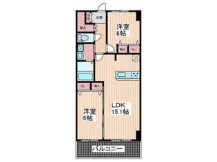 白島城北東亜ビル【10階】の間取り