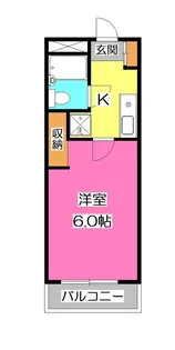 所沢ハイム【1階】の間取り