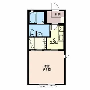 ディアス ヨシヤ【1階】の間取り