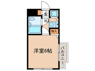 ジョイフル三ツ沢B棟【2階】の間取り