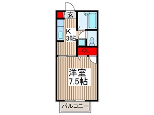 ハイツリーベ【2階】の間取り
