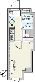 ルミエール西新宿【1階】の間取り