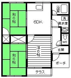 メゾン泉都【2階】の間取り