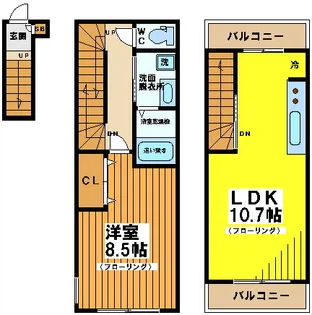 セレ初台の間取り